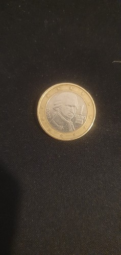 Euro münze 2002 mozart - 1,
