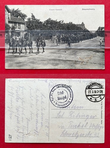 Militär braunschweig 1918 - militär, ak