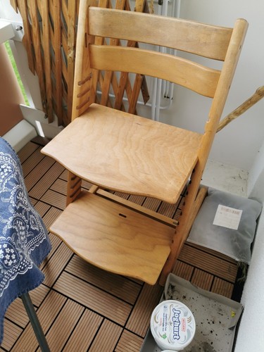 Kinderstuhl aus holz - aus, robust