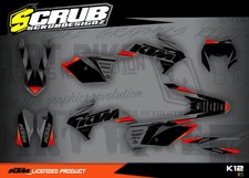 KTM EXC Dekor 125 200 250 300 350 450 500 2014 2015 grafik SCRUB Aufkleber