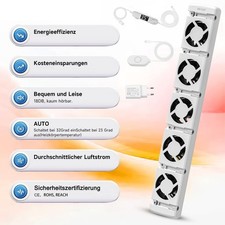 Magnetischer Intelligenter Heizlüfter Heizkörper Ventilator Verstärker Heizung