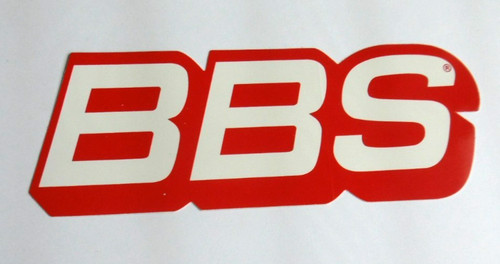 Werbe aufkleber bbs logo - werbe-aufkleber, rot