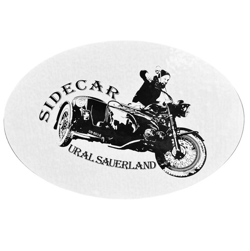 Sidecar aufkleber sticker ural - sidecar,