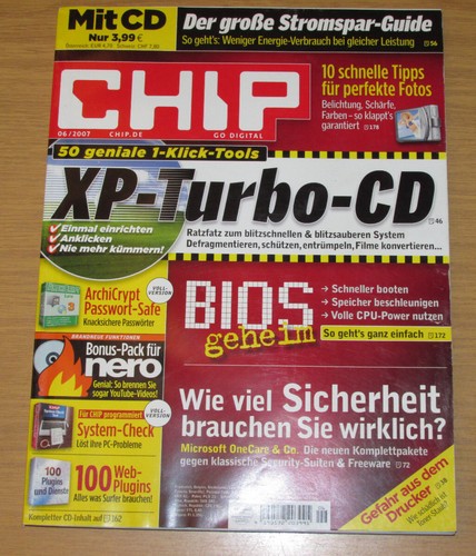 Chip magazin 2007 - 2007,, cd
