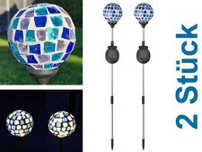 2 Stück LED SOLARLEUCHTE