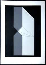 Erwin Heerich - Große Original Serigrafie -handsigniert  50 x 70 cm