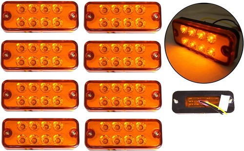 Orange marker seiten - orange, led