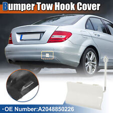 Heckstoßstangen-Abschlepphakenabdeckung Kappe Weiß C-Klasse W204 AMG Line2007-11