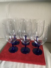 Luminarc 6x Gläser mit blauen