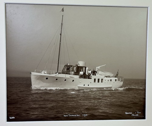 Vintage motoryacht tamarisken - vintage,