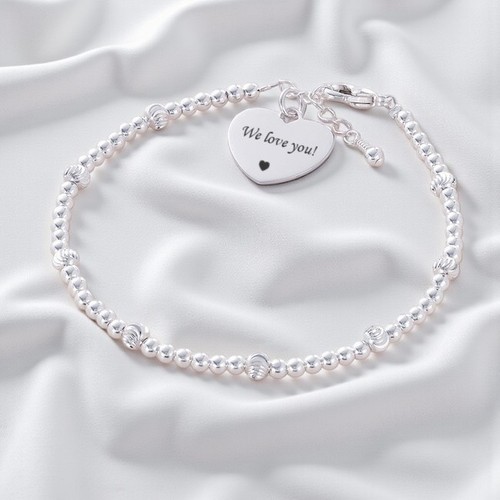 Sterlingsilber perlen armband - sterlingsilber,