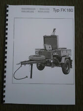 NVA ERSATZTEILKATALOG FELDKÜCHE FKÜ 180/72 GULASCHKANONE