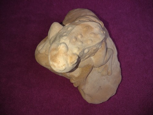 Sandstein skulptur frosch auf - skulptur,
