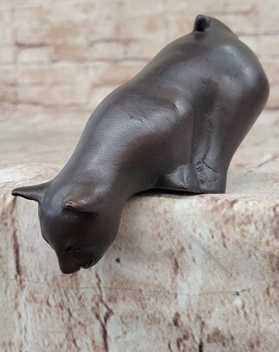 Sitzend katze bronze von - bronze,