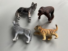 Schleich, Tierfiguren, 4 Stück, Wie Neu