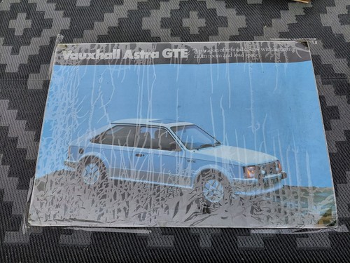 Vauxhall astra gte mk1 poster - vauxhall,