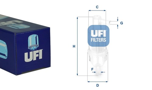 Ufi kraftstofffilter für - ufi,