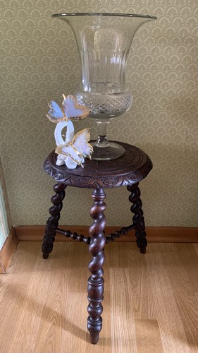 Antiker hocker schemel mit - antiker, hocker,