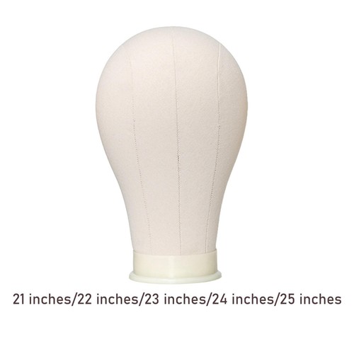 Leinwand-Mannequin-Kopf-Perüc