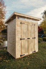 Upyard Gartenhaus - Robuste Holz Gerätehaus - Geräteschuppen mit breiten Türen