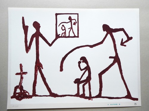 Penck o titel - r., titel"