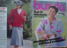 BURDA Mode VOLLSCHLANKE 1983/1 Frühjahr E666 Folklore City-Look Kunst-Leder 80er