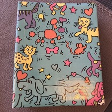 Einsteckalbum 10x15 cm 207 Fotos Fotoalbum Türkis Blau Grün Hund Katze Maus