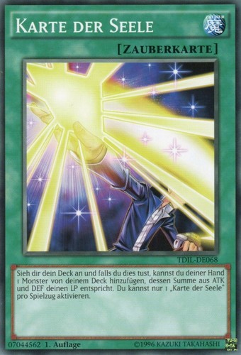 Yugioh karte der seele - yugioh,
