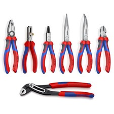 KNIPEX Montage-Satz - 7-tlg. Zangen-Set - inkl. WaPu-Zange Alligator