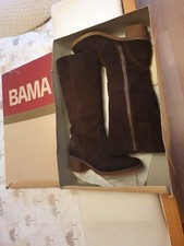 BAMA echtes Lammfell Damen Stiefel Winterstiefel in mocca Göße 39