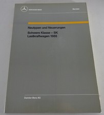 Werkstatthandbuch Neutypen und Neuerungen Mercedes-Benz Schwere Klasse SK 1988