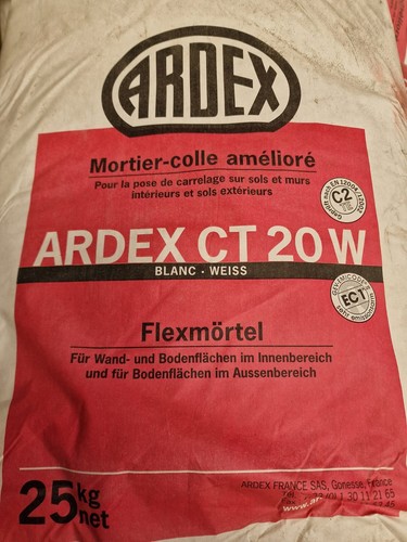 Ardex ct20w weisser - 25,