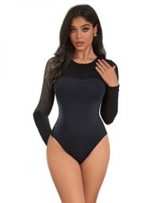 Sexy Damen Long Sleeve Body