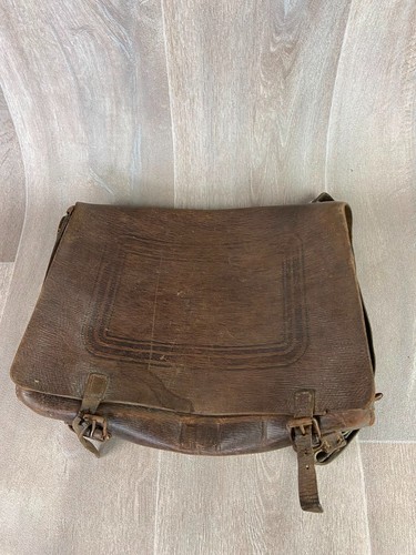 Antike ledertasche schulranzen - antike,
