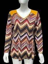 TOLLES  LANGARMSHIRT  IN DER  GR. 42 MISSONI STIL  # SCHMUCKJAGD