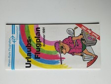Flugplan Düsseldorf Airport Timetable 1991