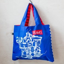 LOQI Tasche TRAVEL Frankreich bag faltbar Einkaufsbeutel France Falt-Shopper