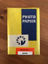 VEPHOTA LN116 Fotopapier Brom-L 9x14cm 25 Blatt seidenglanz Schwarzweiss BW
