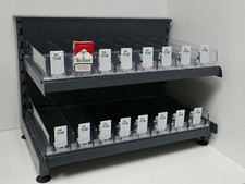 Zigarettenregal anthrazit Regale Zigaretten  16 Sorten Tego Späti Tresenaufsatz