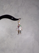 D35-100 /  filigraner Harlekin Anhänger GG 585 Rubin Saphir Smaragd Diamantspl.