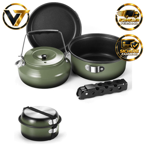 Camping geschirr set - set, 5pcs