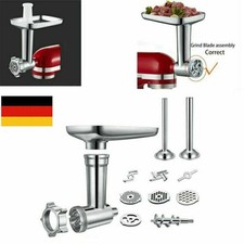 Für KitchenAid Stand Mixer Neu Metall Fleischwolf Sausage Stuffer Attachment Kit