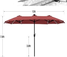4m Sonnenschirm Gartenschirm