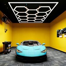 14X Hexagon Garage LED Lampe Röhren Werkstatt Wand Decken Leuchte Beleuchtung