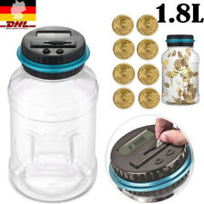 1.8L Spardose mit Zählwerk