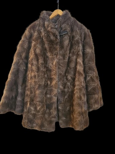Vintage nutria pelzmantel - vintage,