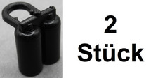 2x LEGO 3838 Minifigur Zubehör Sauerstofftank Sauerstoffflasche Schwarz