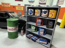 1:18 Diorama Set 3 Modell Set Garage Werkstatt Reparatur Öl Kanister Dosen Regal