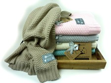 Babydecke Baby Decke gestrickt