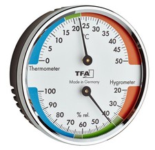 TFA 45.2040.42 Thermometer Hygrometer analog Klimakontrolle Luftfeuchtigkeit